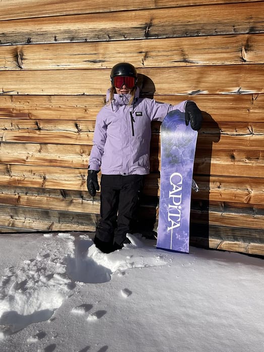 Customer @wolfczy in Blizzard W Full Zip Ski Jacket Women Faded Violet