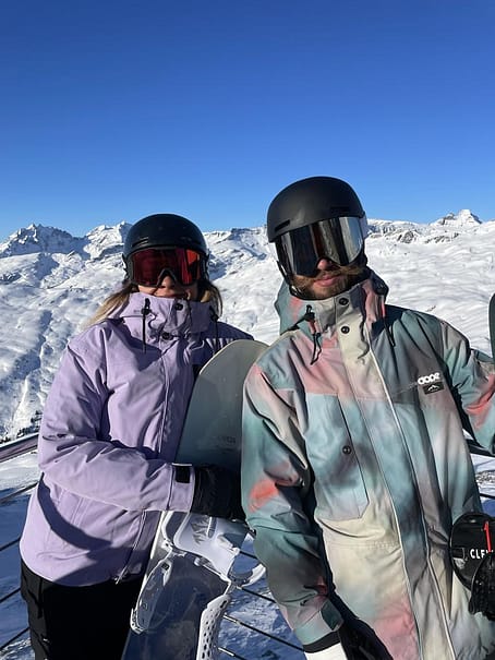 Zákazník @seb.on.snow v Blizzard W Full Zip 24 Bunda na Snowboard Dámské Faded Violet