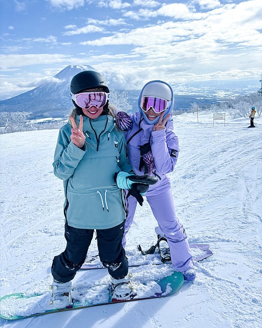 Klant @ashley__lo in Con W Snowboard Broek Dames Faded Violet