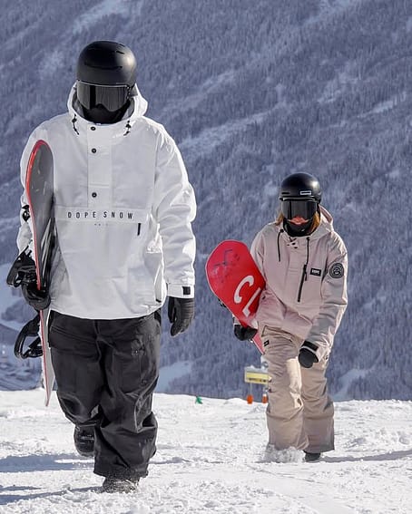 Client @lucky_l.u.c dans Blizzard W Full Zip Veste Snowboard Femme Sand Renewed