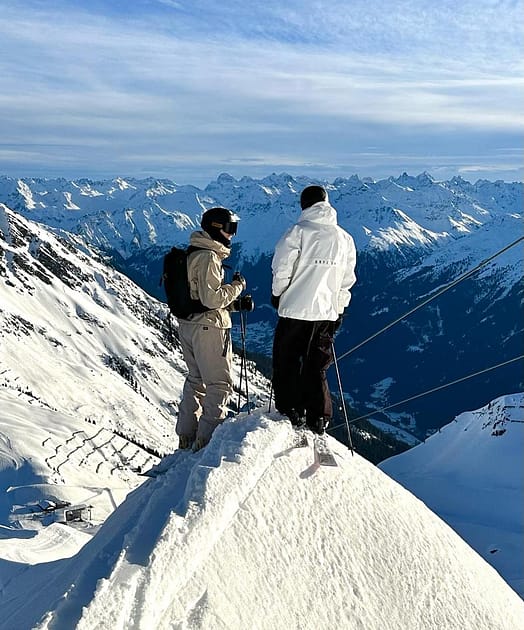 Customer @baumgartner_sam in Legacy Snowboard Jacket Men Old White