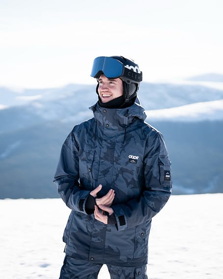 Klant @andrei_blaj in Adept Ski jas Heren Metal Blue Camo