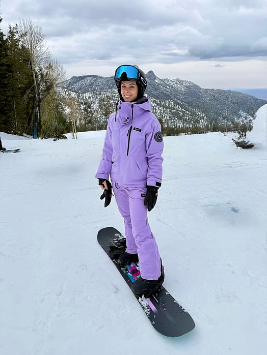 Cliente @brittanycatore en Blizzard W Full Zip Chaqueta Snowboard Mujer Faded Violet