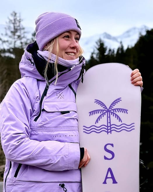 Customer @amalieboerch in Akin W Ski Jacket Women Faded Violet