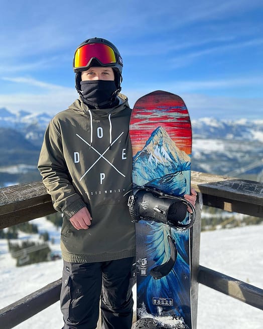 Cliente @joe_demuylder en Yeti 2021 Chaqueta Snowboard Hombre 2X-Up Olive Green