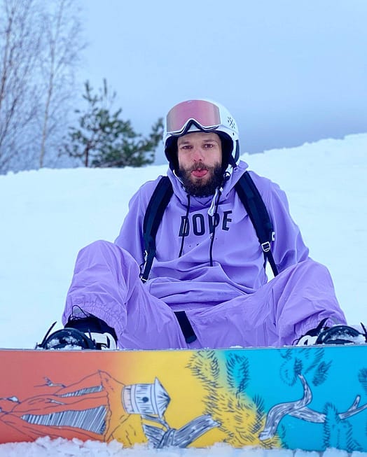 Cliente @benniewardi en Yeti 2021 Chaqueta Snowboard Hombre Capital Faded Violet Renewed