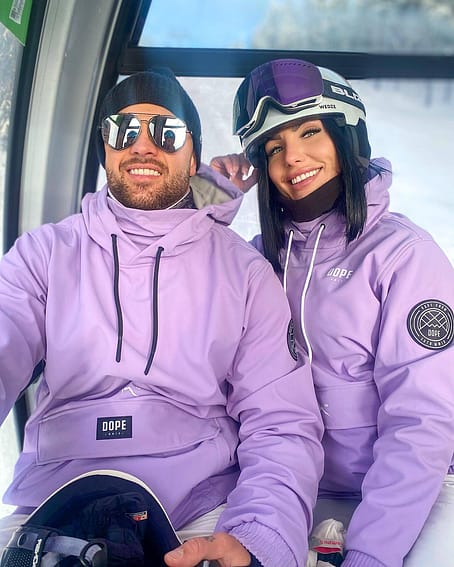 Cliente @b_dylewska_ in Wylie W Giacca Snowboard Donna Capital Faded Violet