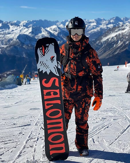 Cliente @beppe_ventura en Adept 2021 Chaqueta Snowboard Hombre Paint Orange