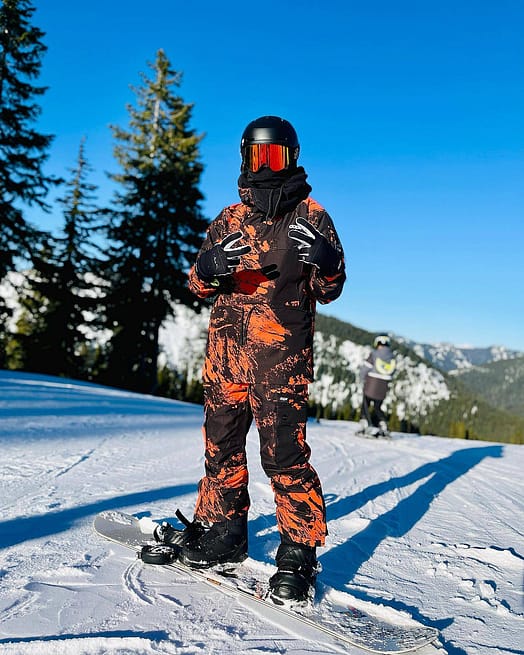 Zákazník @aziole23 v Annok 2021 Bunda na Snowboard Pánské Paint Orange