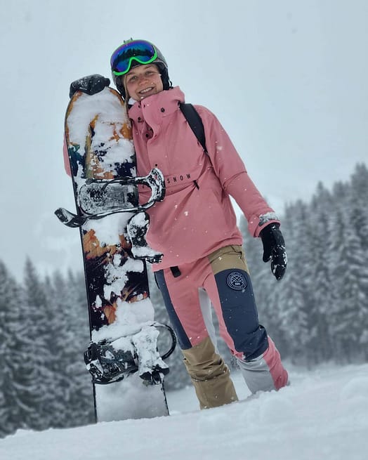 Cliente @susievanarem en Legacy W 2021 Chaqueta Snowboard Mujer Pink