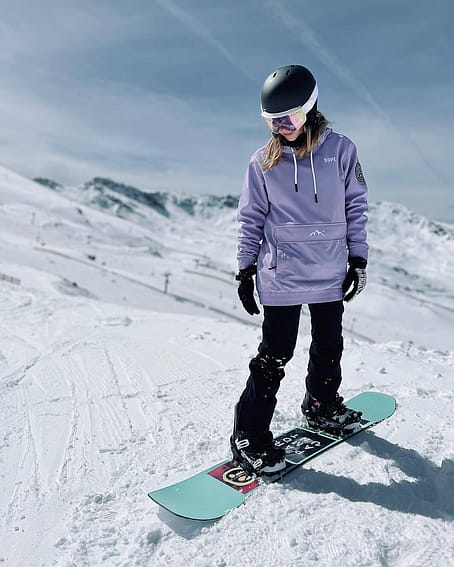 Client @roxanesanz dans Wylie W Veste Snowboard Femme Capital Faded Violet