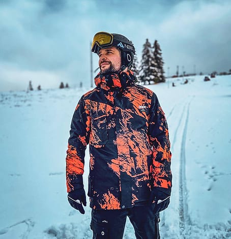 Cliente @edu4gym_ambition en Adept 2021 Chaqueta Snowboard Hombre Paint Orange