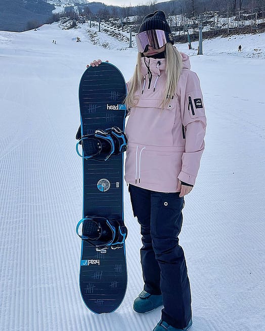 Kunde @fabriziapisano in Annok W Snowboardjacke Damen Soft Pink