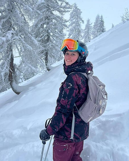 Cliente @maronx en Akin W 21 Chaqueta Snowboard Mujer Paint Burgundy