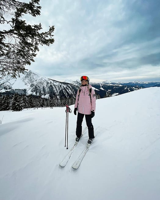 Kunde @agusia92_ in Annok W Snowboardjacke Damen Soft Pink