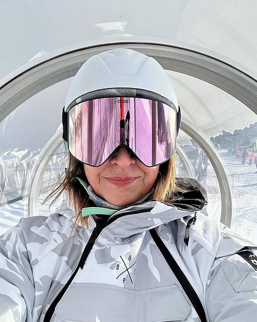 Customer @kazhillyard in Sight 2021 Goggle Lens Replacement Lens Ski Champagne Mirror