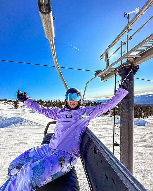 Customer @lalalaniiiiiiii in Blizzard W 2021 Ski Jacket Women Faded Violet