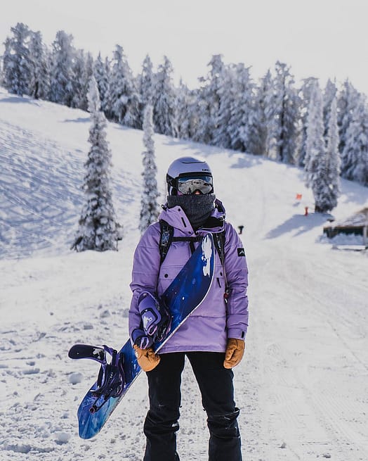 Customer @thomasexplores in Puffer W 2021 Ski Jacket Women Faded Violet