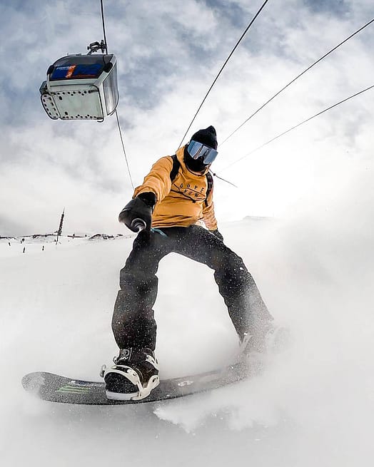 Zákazník @teocolombo v Wylie Bunda na Snowboard Pánské DS Khaki Yellow