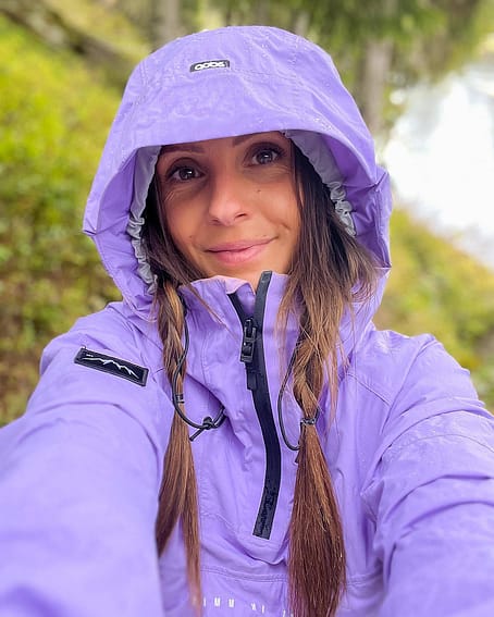 Customer @lifewith_addison in Hiker Light W Outdoor Jacket Women Faded Violet