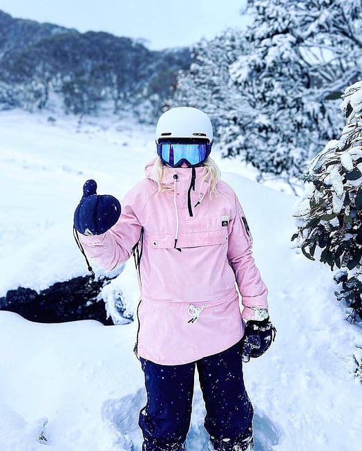 Kunde @veronicaoconnor_ in Annok W Snowboardjacke Damen Soft Pink