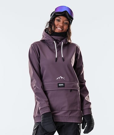 Wylie W 10k Snowboardjacke Damen Patch Light Plum Renewed