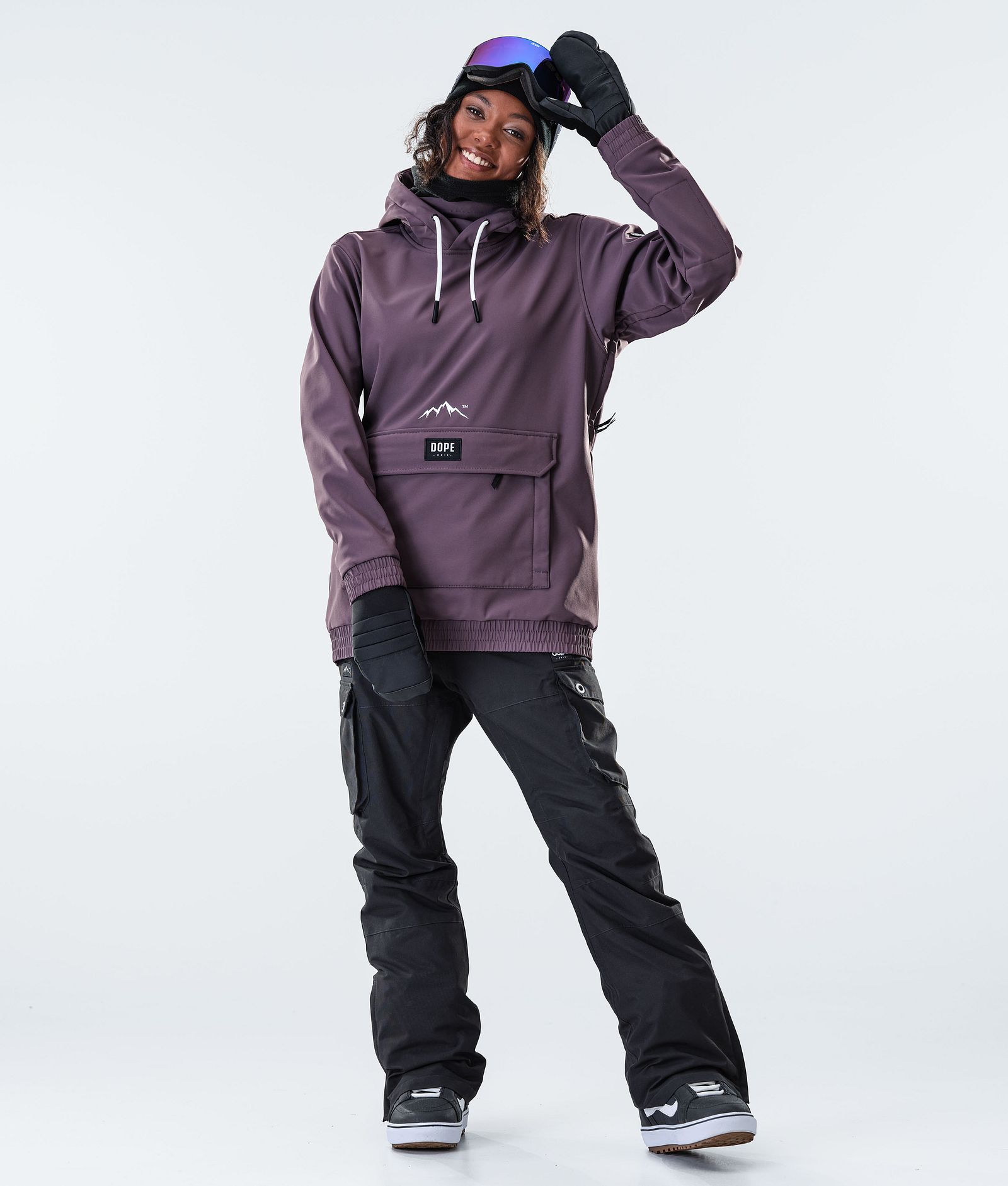 Wylie W 10k Snowboardjacke Damen Patch Light Plum Renewed, Bild 4 von 6