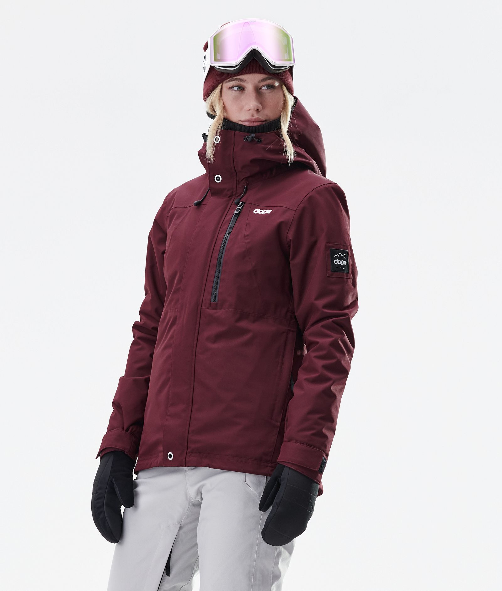 Divine W Snowboard Jacket Women Burgundy, Image 1 of 9