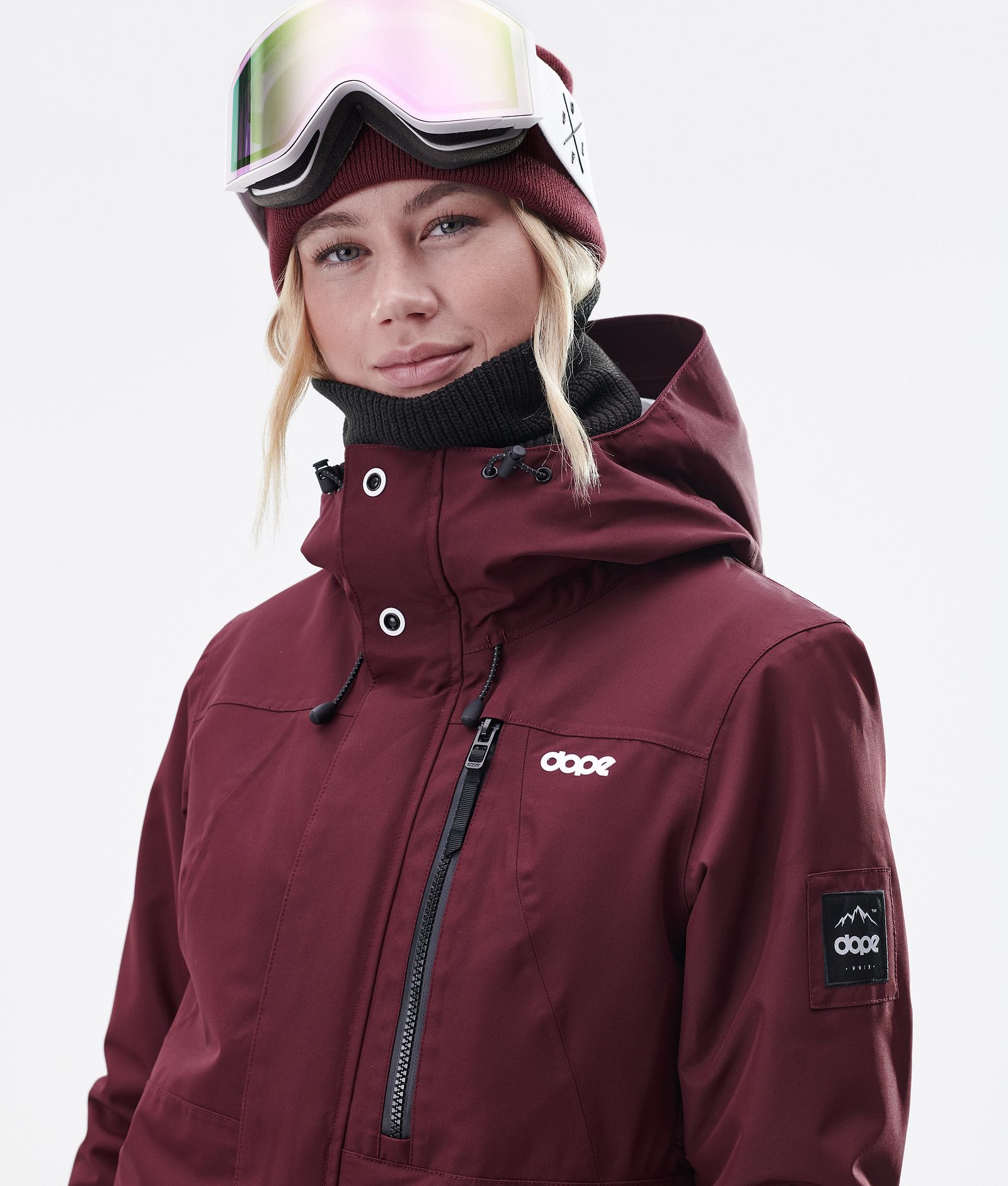 Divine W Snowboard Jacket Women Burgundy, Image 2 of 9