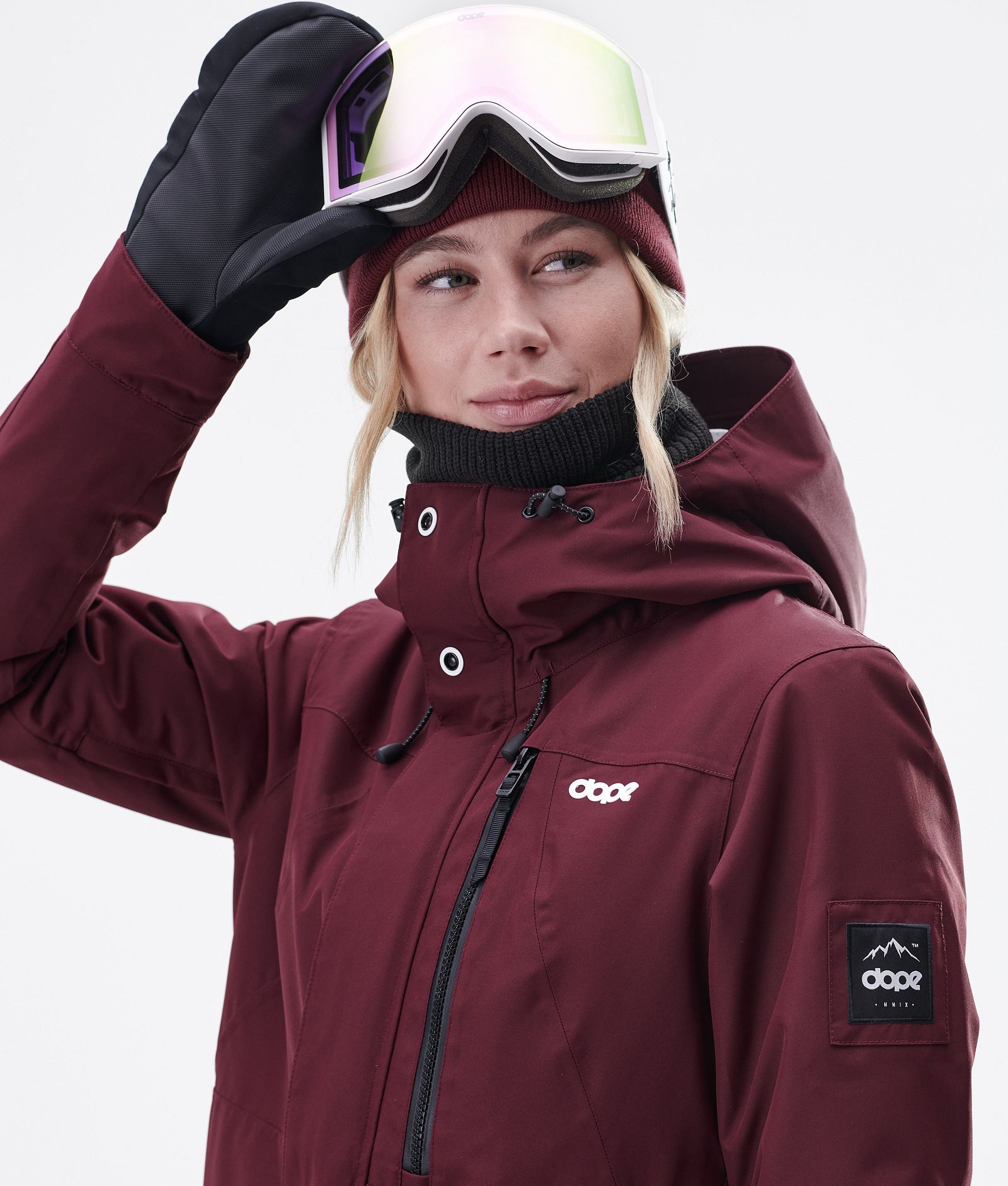 Divine W Snowboardjacke Damen Burgundy, Bild 3 von 9