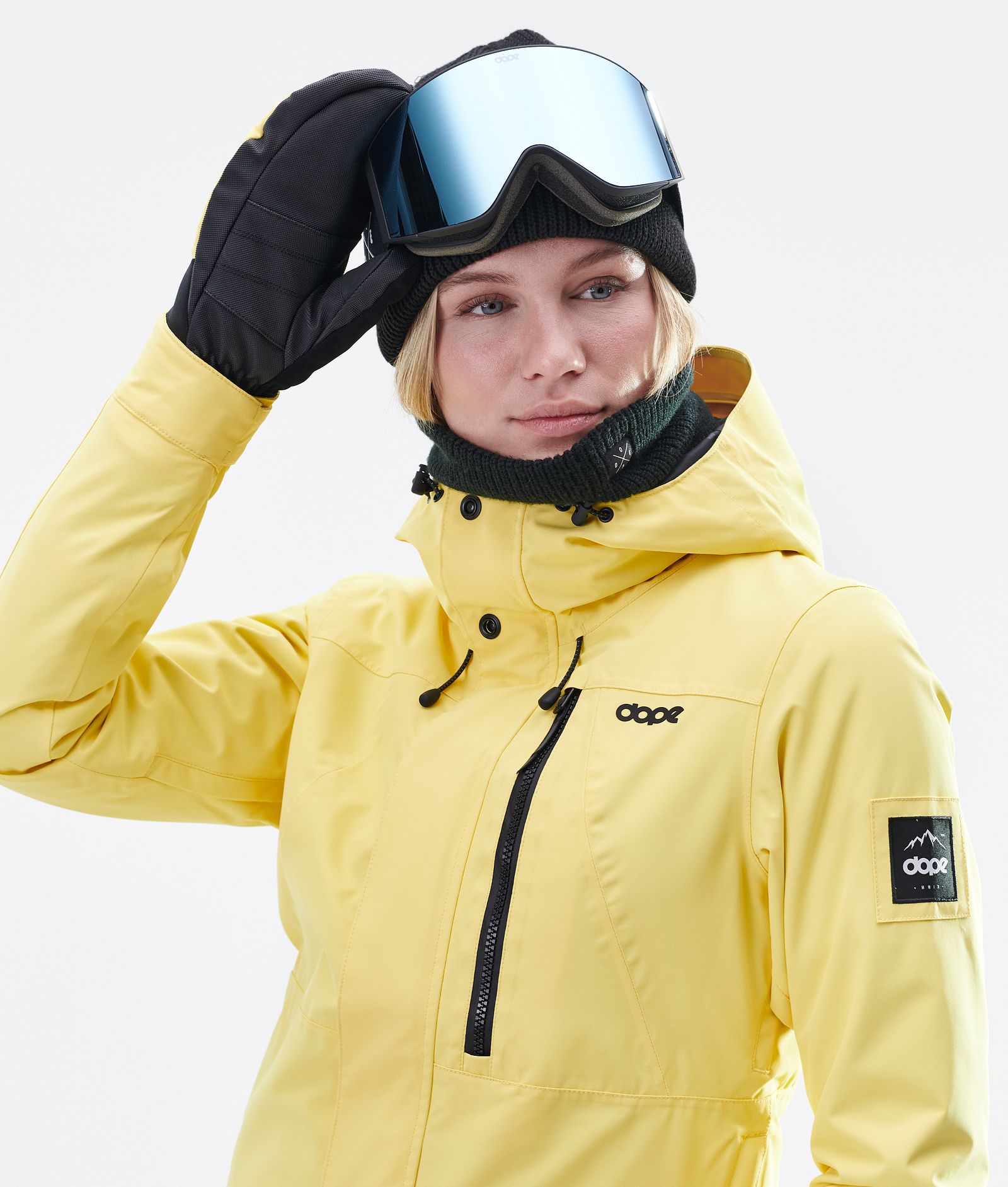 Divine W Snowboard Jacket Women Faded Yellow Renewed, Image 3 of 9