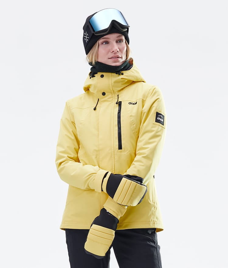 Divine W Snowboard Jacket Women Faded Yellow Renewed, Image 4 of 9