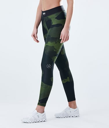 Razor Leggings Dames Green Camo