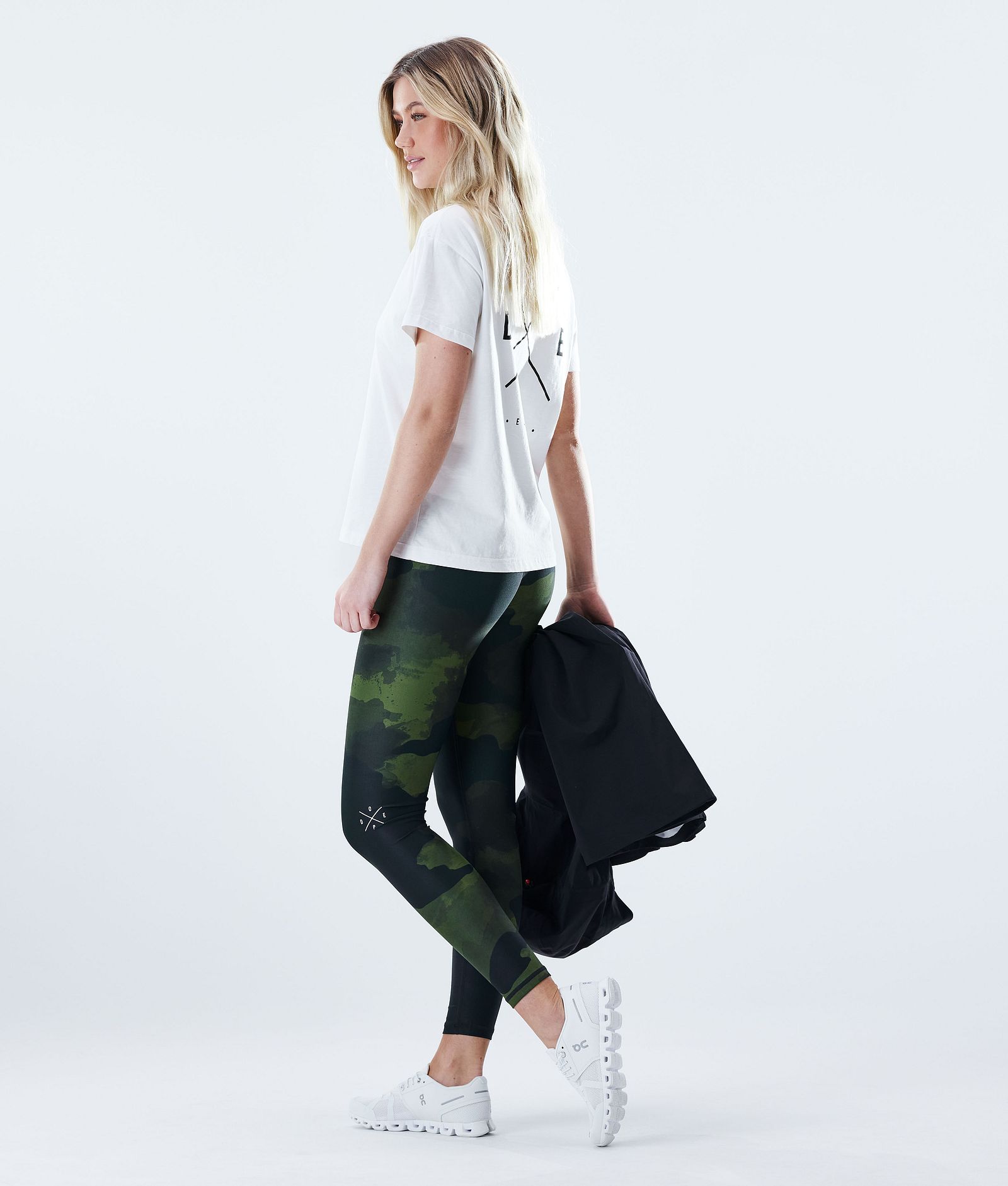 Razor Leggings Women Green Camo, Image 4 of 9