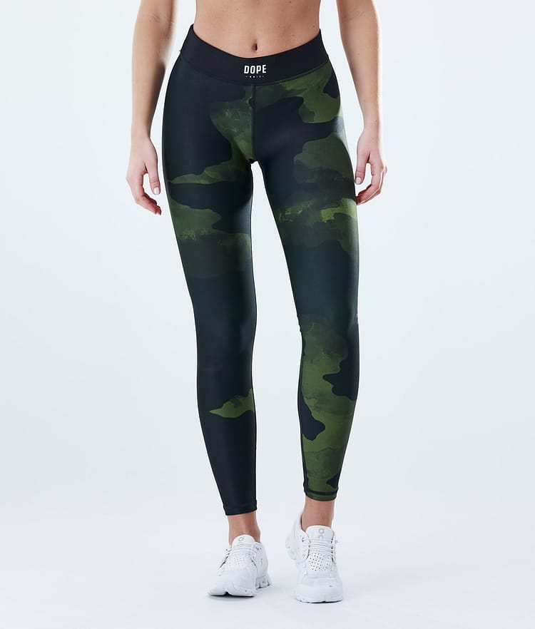 Razor Leggings Dames Green Camo, Afbeelding 8 van 9