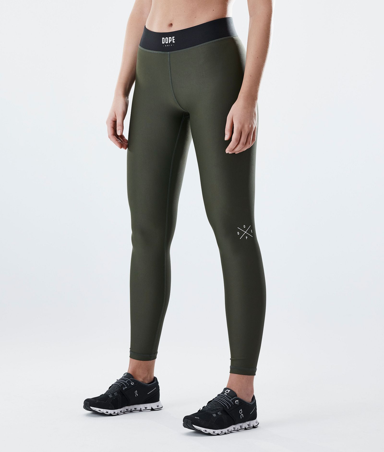 Razor Legginsy Kobiety Olive Green, Zdjęcie 4 z 7