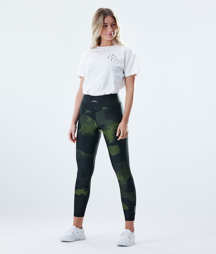 Lofty Leggings Women Green Camo, Image 4 of 8