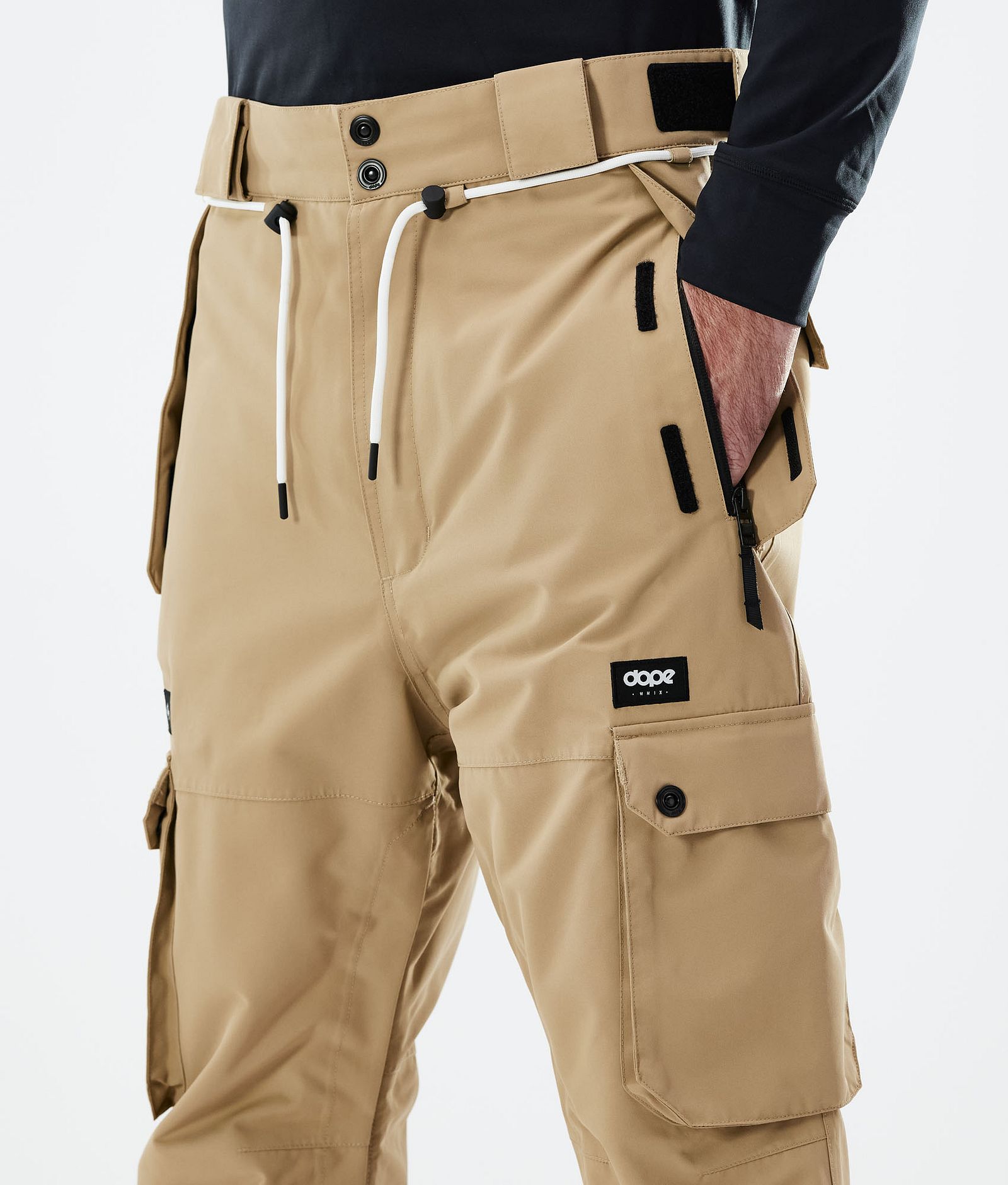 Iconic 2021 Spodnie Snowboardowe Mężczyźni Khaki, Zdjęcie 4 z 6