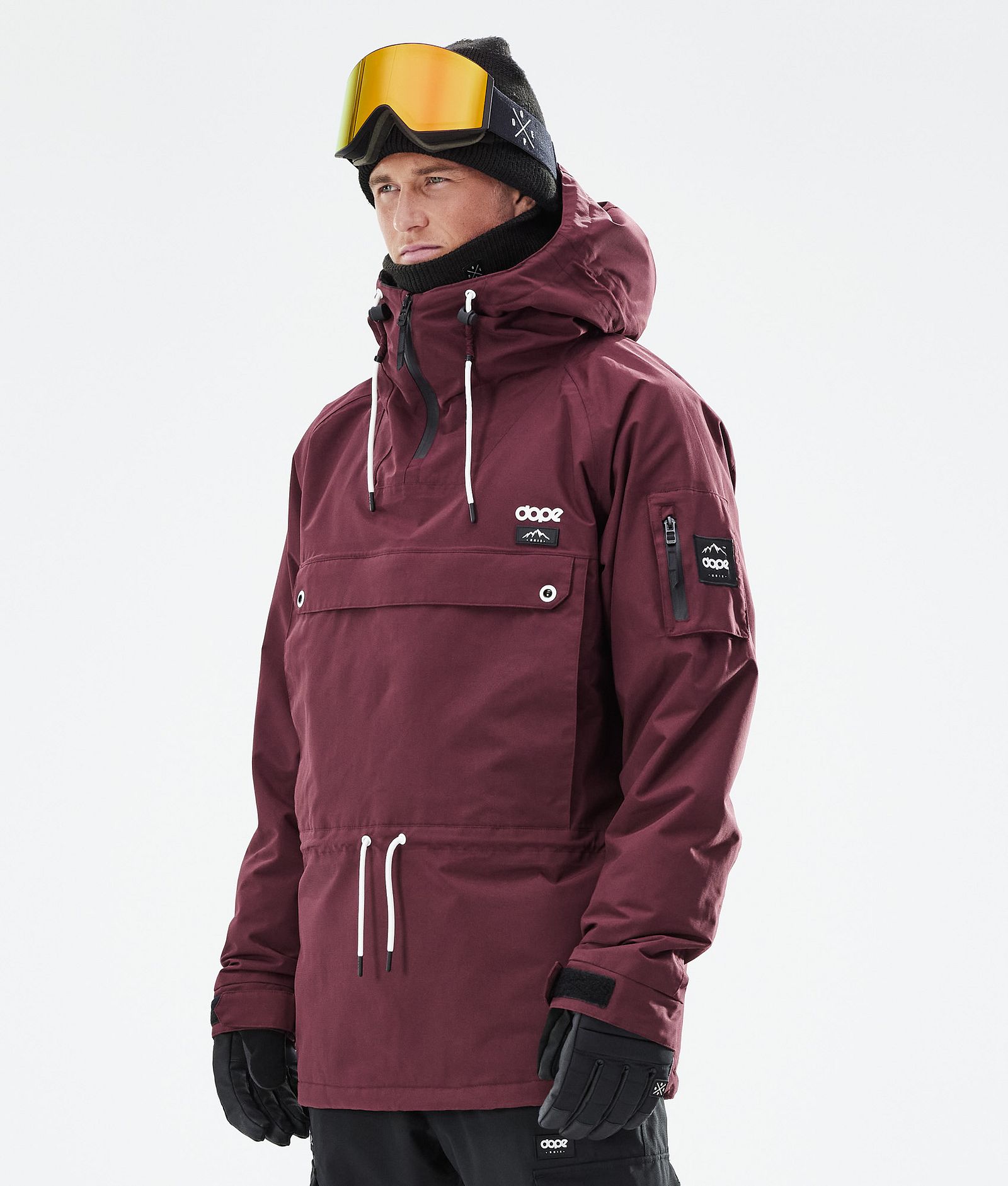 Annok 2021 Kurtka Snowboardowa Mężczyźni Burgundy, Zdjęcie 1 z 10