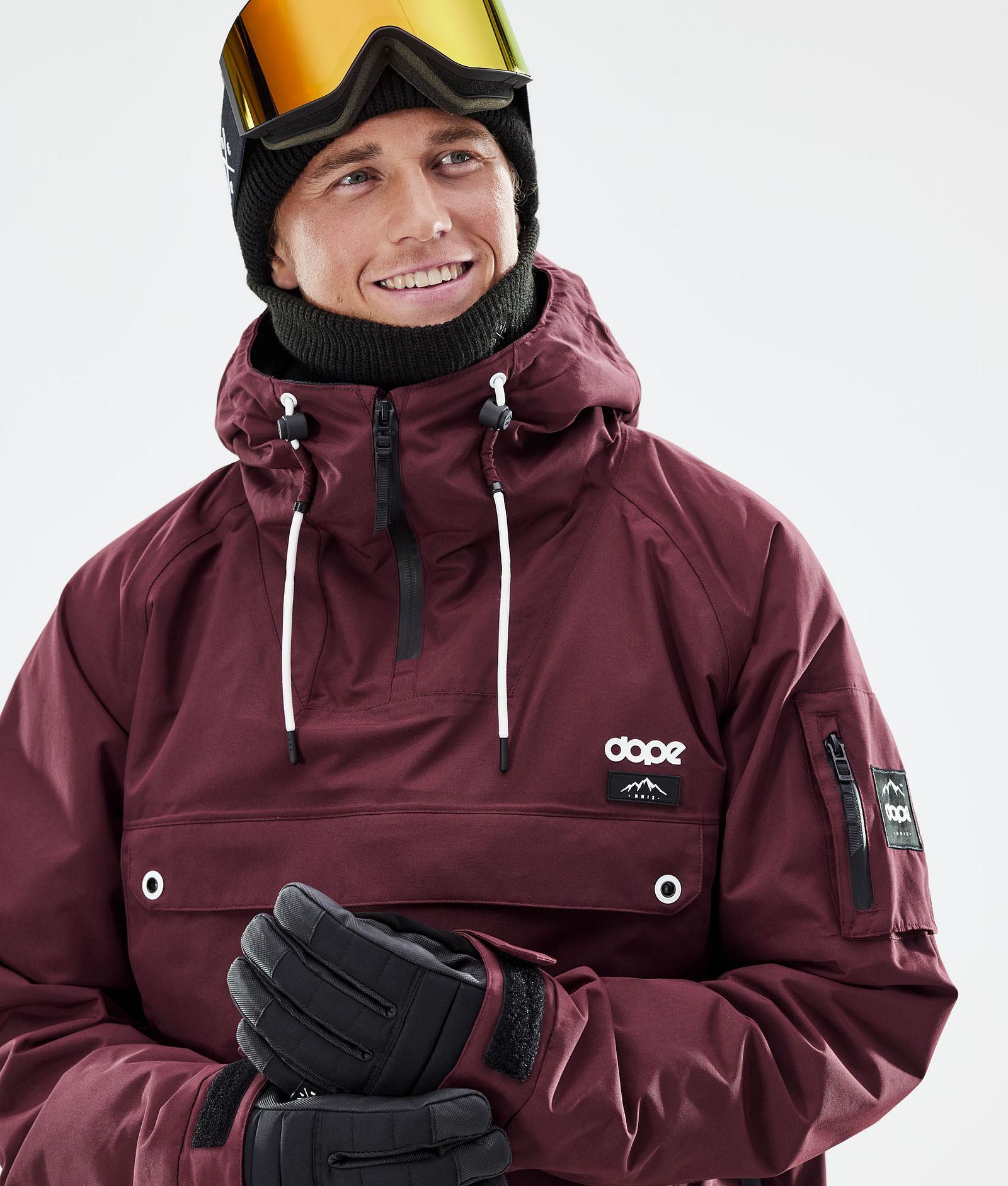 Annok 2021 Kurtka Snowboardowa Mężczyźni Burgundy, Zdjęcie 2 z 10