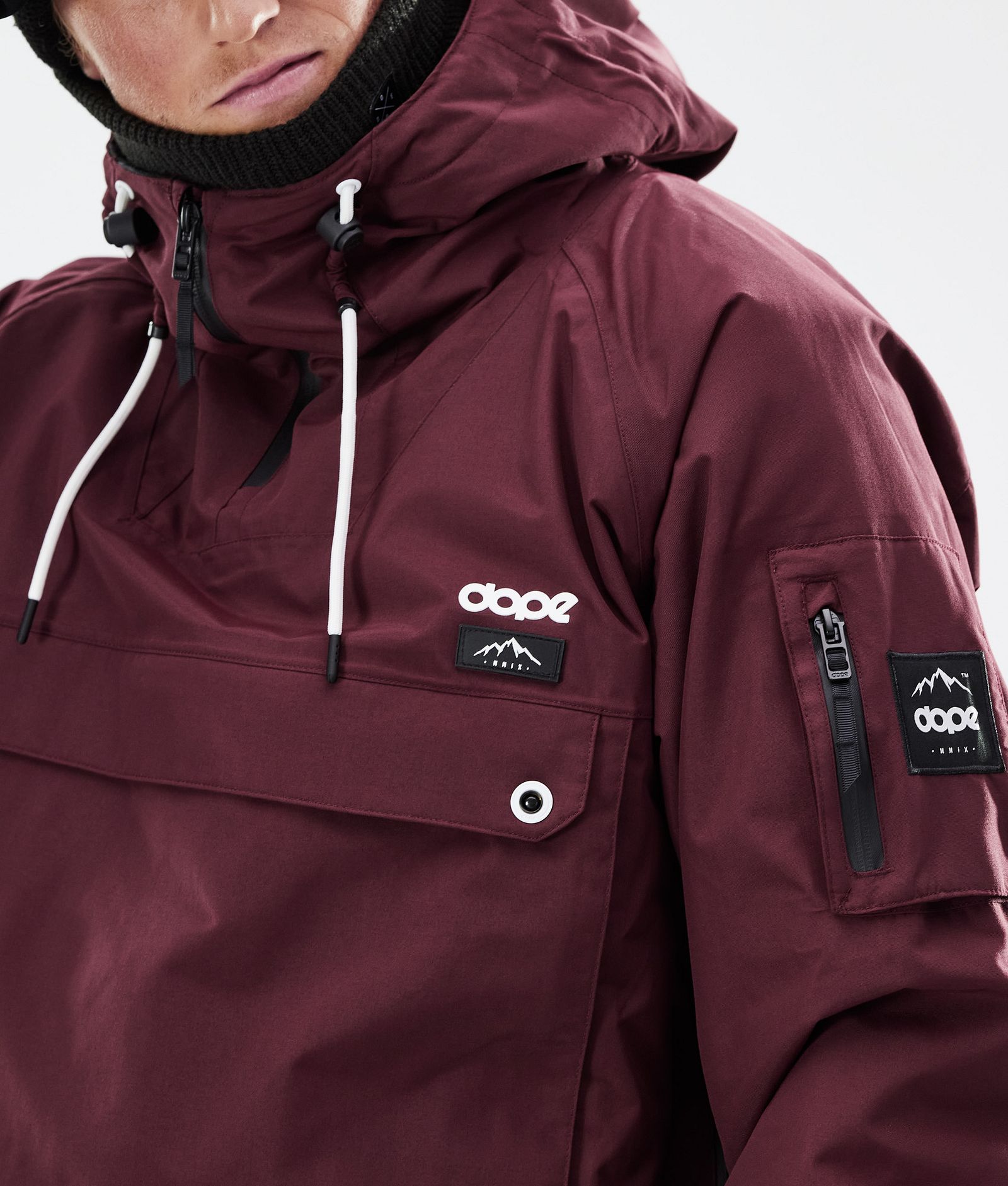 Annok 2021 Kurtka Snowboardowa Mężczyźni Burgundy, Zdjęcie 3 z 10