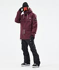 Annok 2021 Kurtka Snowboardowa Mężczyźni Burgundy, Zdjęcie 4 z 10