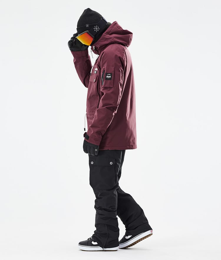 Annok 2021 Kurtka Snowboardowa Mężczyźni Burgundy, Zdjęcie 5 z 10