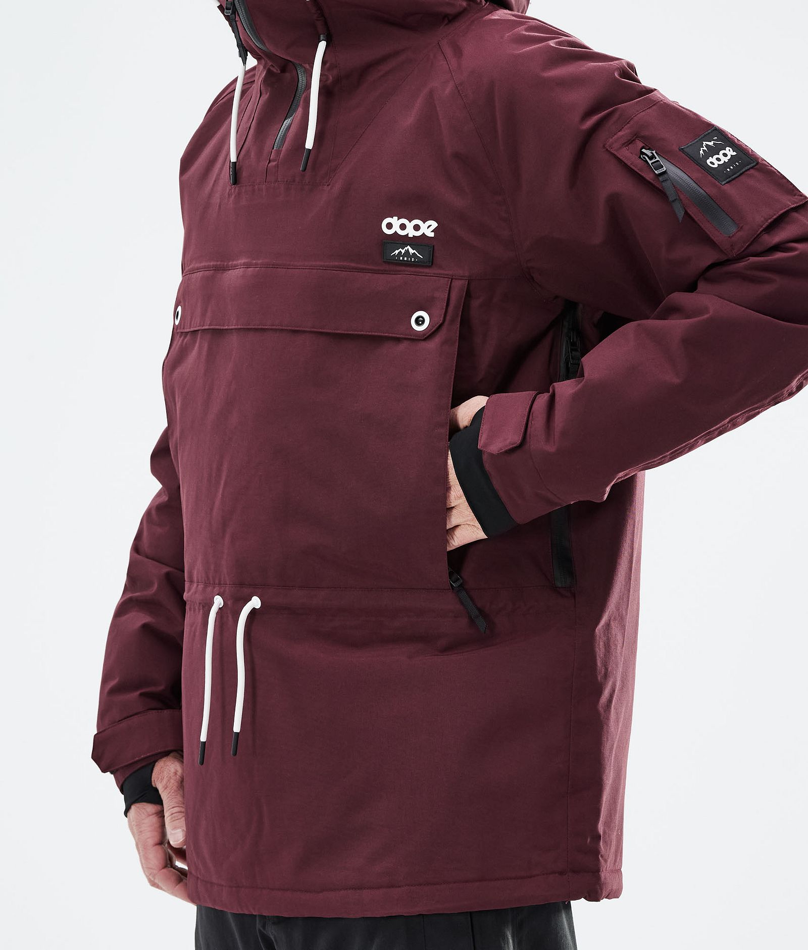 Annok 2021 Kurtka Snowboardowa Mężczyźni Burgundy, Zdjęcie 9 z 10