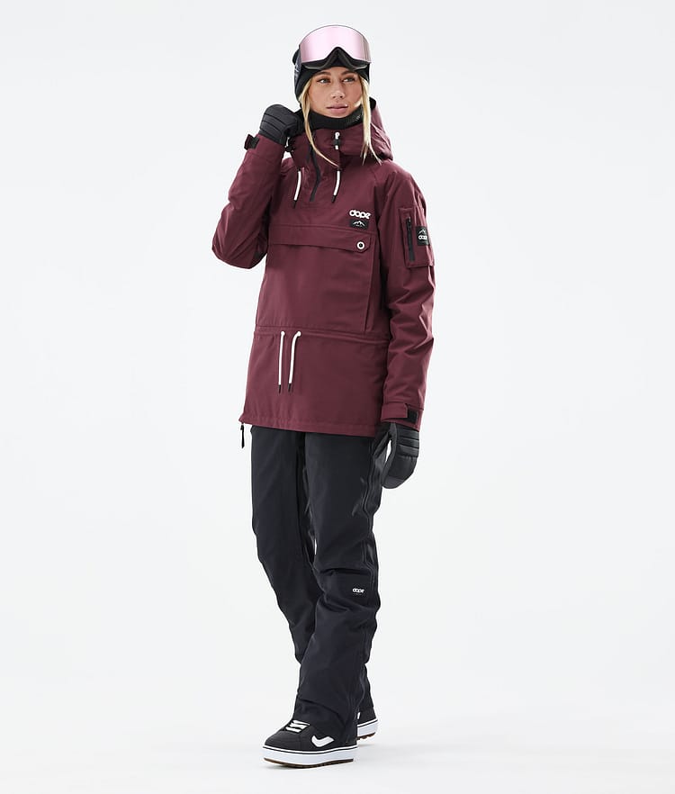 Annok W 2021 Kurtka Snowboardowa Kobiety Burgundy Renewed, Zdjęcie 3 z 9