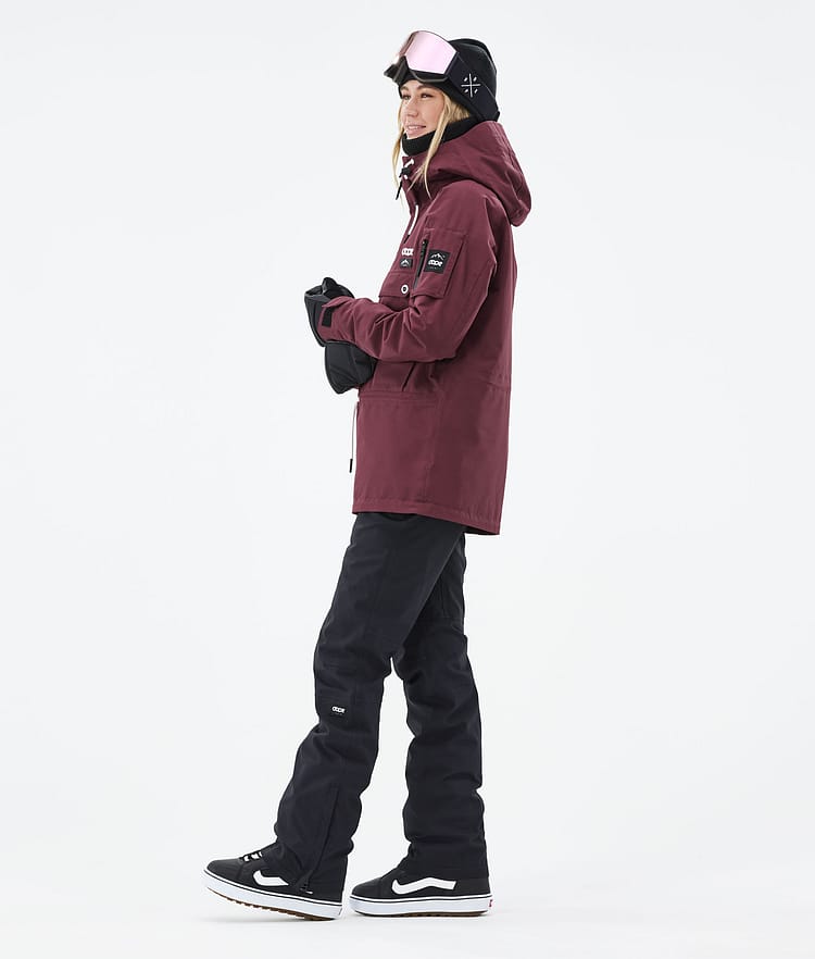 Annok W 21 Chaqueta Snowboard Mujer Burgundy, Imagen 4 de 9