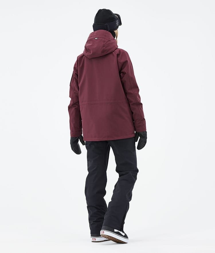 Annok W 2021 Kurtka Snowboardowa Kobiety Burgundy Renewed, Zdjęcie 5 z 9