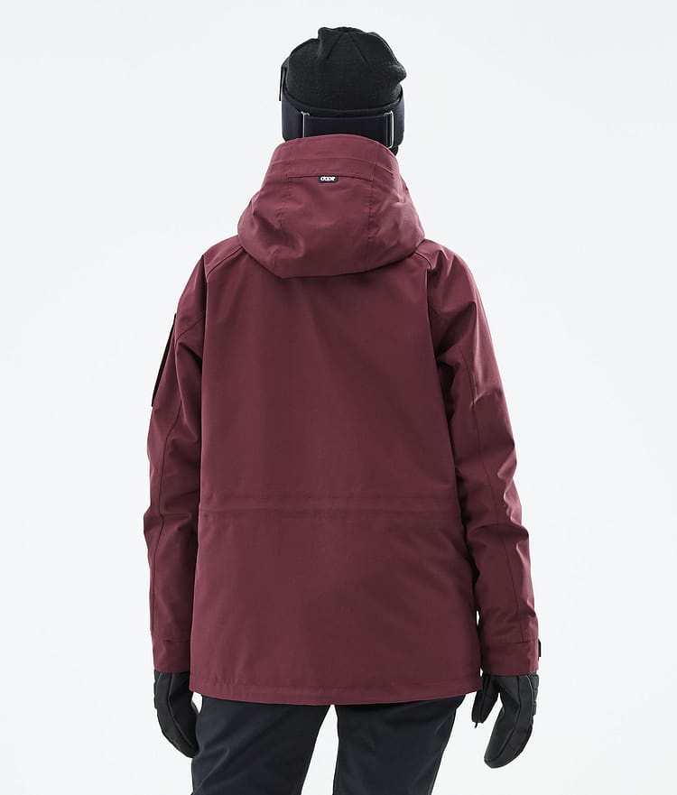 Annok W 2021 Kurtka Snowboardowa Kobiety Burgundy Renewed, Zdjęcie 7 z 9