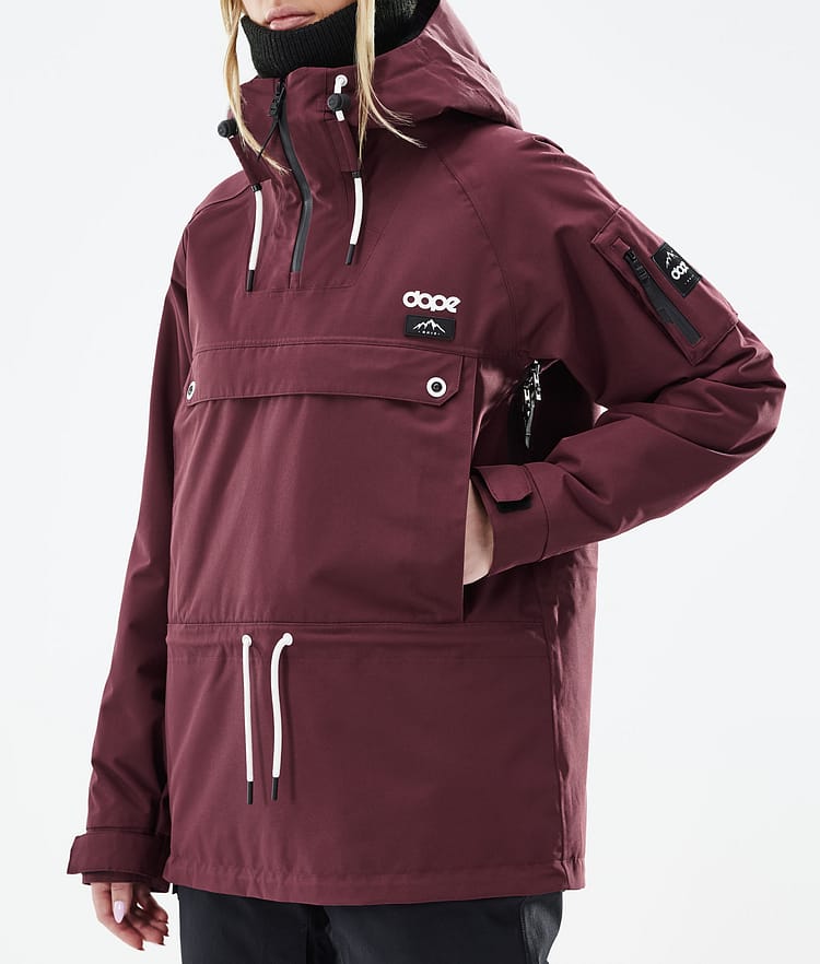 Annok W 21 Chaqueta Snowboard Mujer Burgundy, Imagen 8 de 9