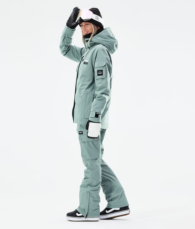 Adept W 2021 Chaqueta Snowboard Mujer Faded Green, Imagen 5 de 11